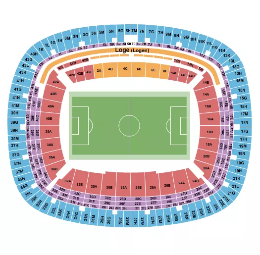  SOCCER STATIC Seating Map Seating Chart