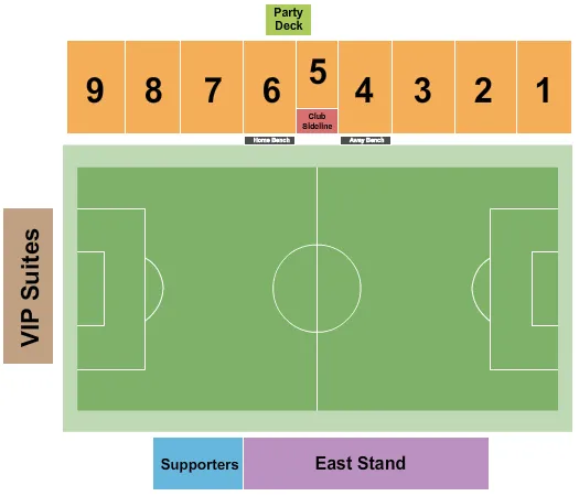  SOCCER Seating Map Seating Chart