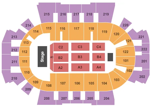  JEFF DUNHAM Seating Map Seating Chart
