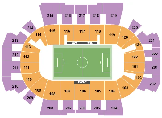  SOCCER Seating Map Seating Chart