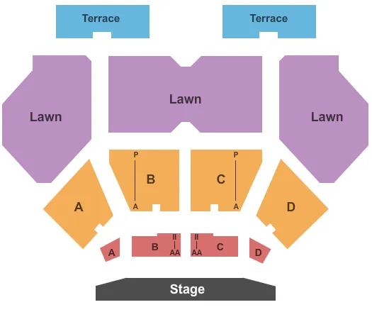  END STAGE Seating Map Seating Chart