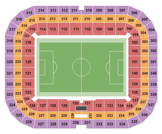  SOCCER Seating Map Seating Chart