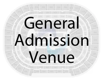  GENERAL ADMISSION Seating Map Seating Chart
