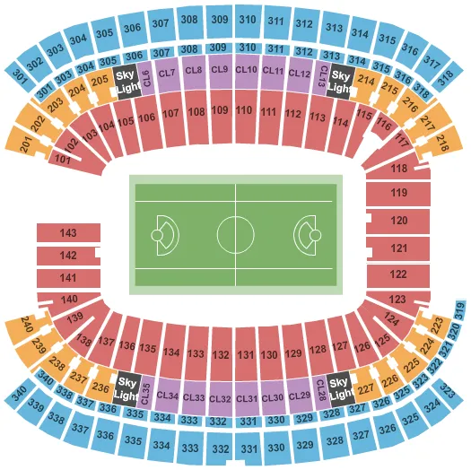  LACROSSE Seating Map Seating Chart