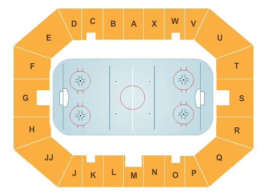  HOCKEY Seating Map Seating Chart