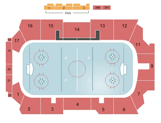  HOCKEY Seating Map Seating Chart