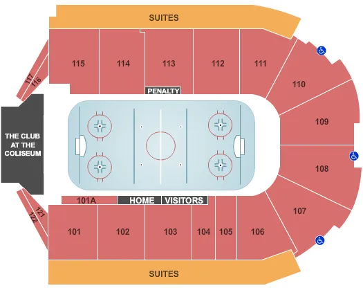  HOCKEY Seating Map Seating Chart