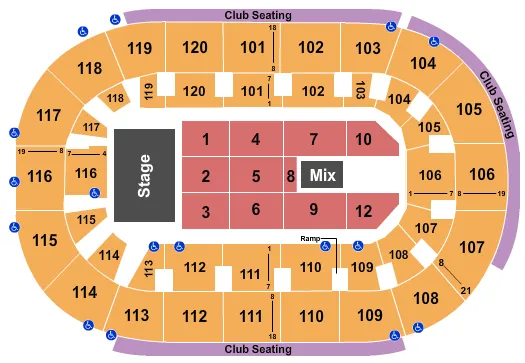  ANA GABRIEL Seating Map Seating Chart