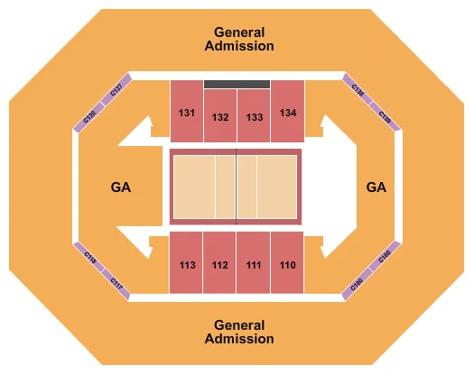  VOLLEYBALL Seating Map Seating Chart