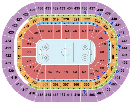  HOCKEY Seating Map Seating Chart