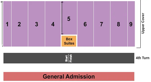  END STAGE Seating Map Seating Chart