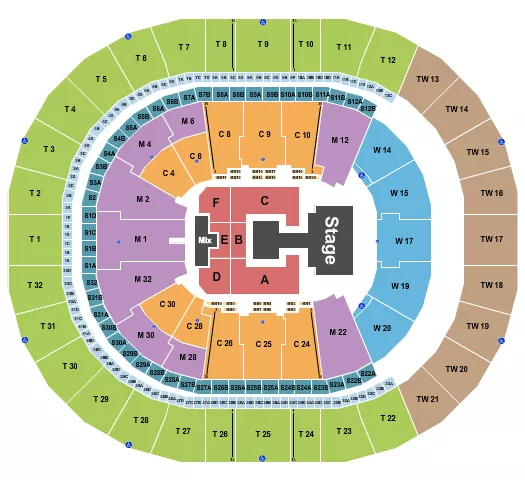  AESPA Seating Map Seating Chart