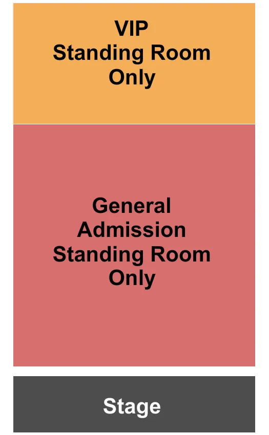  ENDSTAGE VIP Seating Map Seating Chart