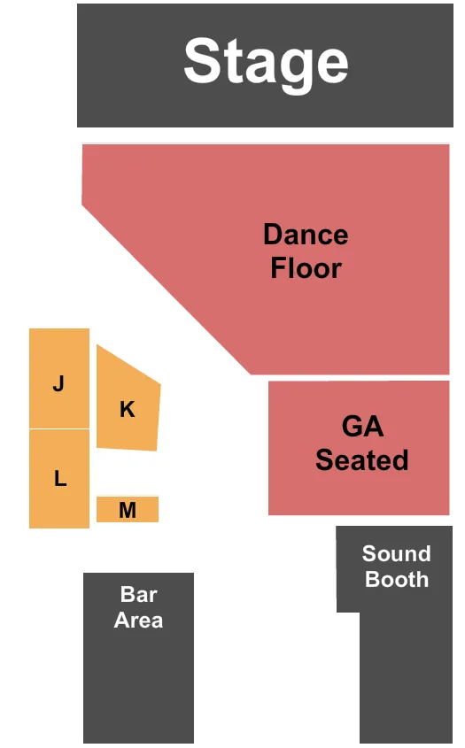  ENDSTAGE 3 Seating Map Seating Chart