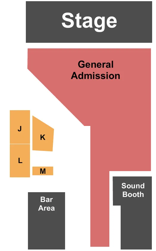  ENDSTAGE 2 Seating Map Seating Chart