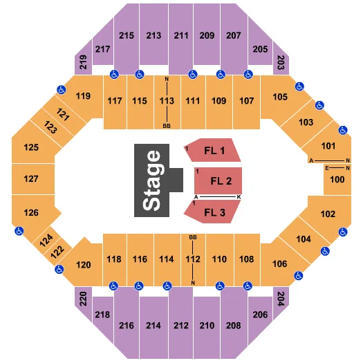  PAW PATROL LIVE Seating Map Seating Chart