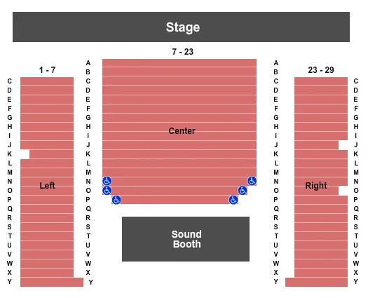 ENDSTAGE Seating Map Seating Chart