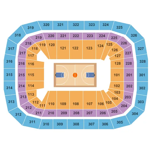  BASKETBALL Seating Map Seating Chart
