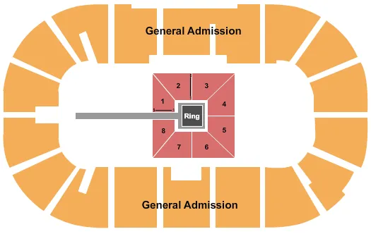  WRESTLING Seating Map Seating Chart