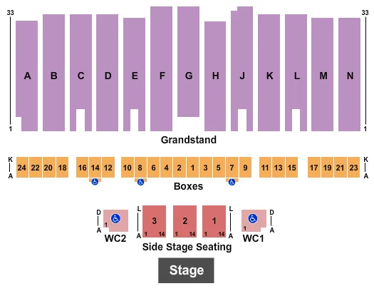  ENDSTAGE Seating Map Seating Chart