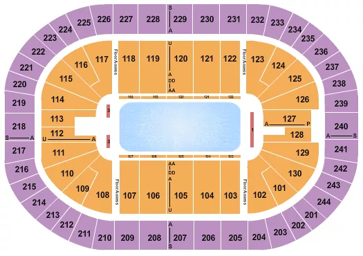  ICE SHOW 2026 Seating Map Seating Chart