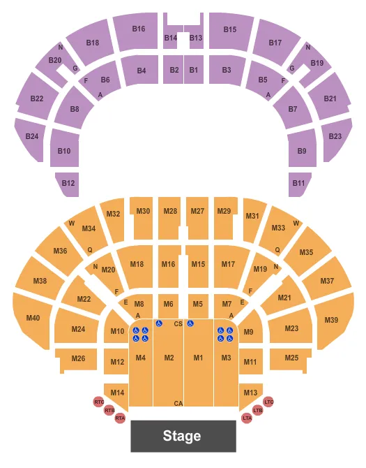  ENDSTAGE Seating Map Seating Chart