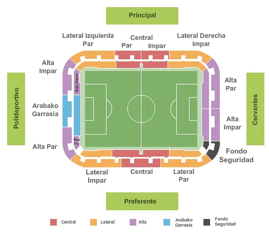  SOCCER Seating Map Seating Chart