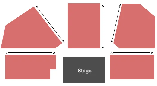  END STAGE Seating Map Seating Chart