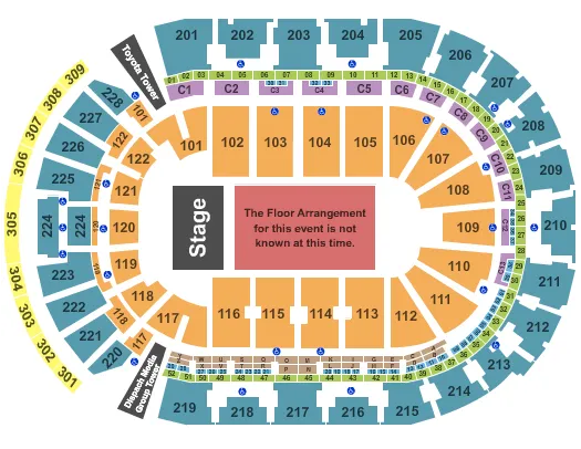  GENERIC FLOOR Seating Map Seating Chart