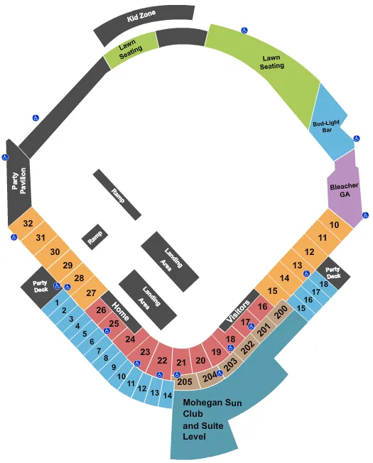  NITRO CIRCUS Seating Map Seating Chart