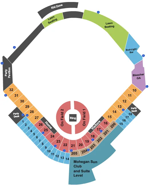  WRESTLING Seating Map Seating Chart