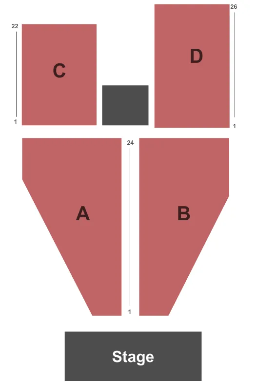  ENDSTAGE 2 Seating Map Seating Chart