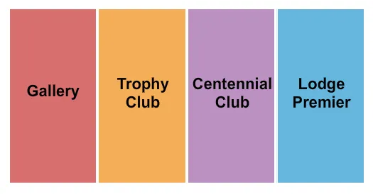  US OPEN GOLF Seating Map Seating Chart