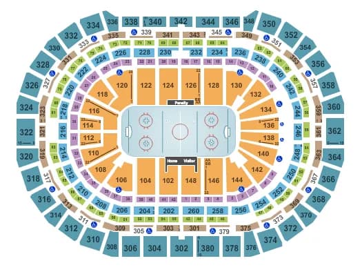  HOCKEY Seating Map Seating Chart