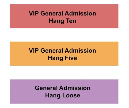  KAABOO FESTIVAL Seating Map Seating Chart