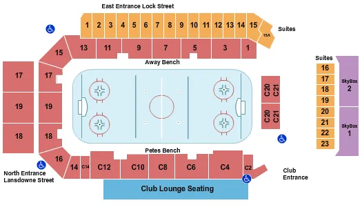  HOCKEY Seating Map Seating Chart