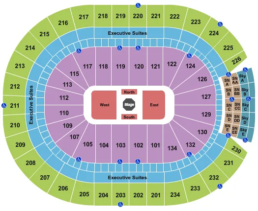  UFC Seating Map Seating Chart