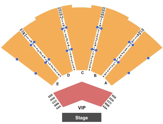  END STAGE Seating Map Seating Chart