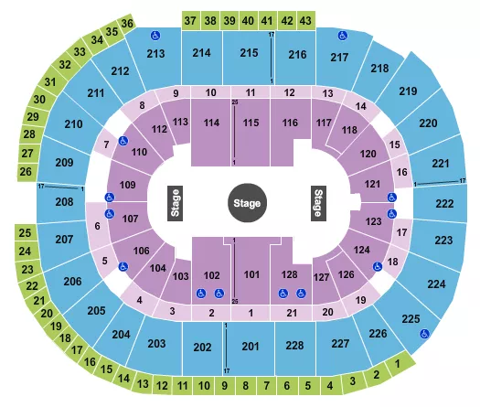  CIRCUS Seating Map Seating Chart