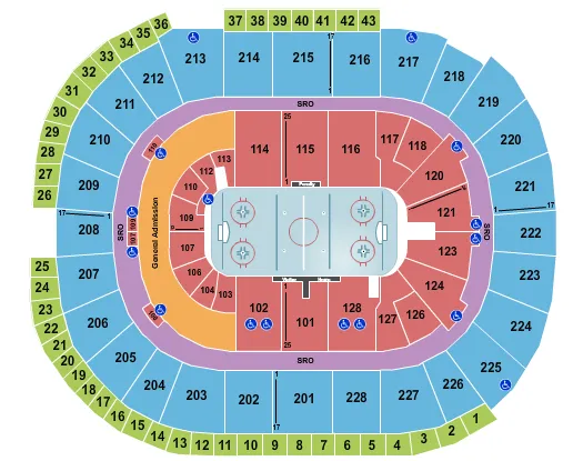  HOCKEY 2 Seating Map Seating Chart