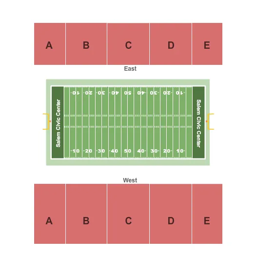  FOOTBALL Seating Map Seating Chart
