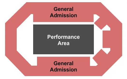  GENERAL ADMISSION1 Seating Map Seating Chart