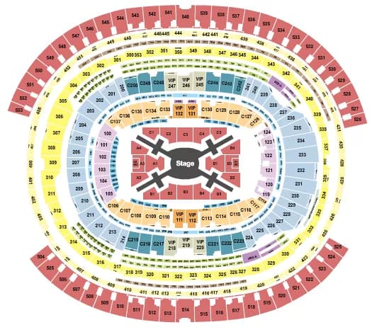  BTS Seating Map Seating Chart