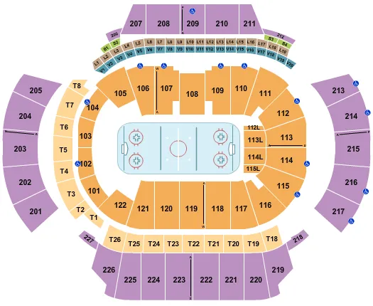STATE FARM ARENA GA HOCKEY Seating Map Seating Chart