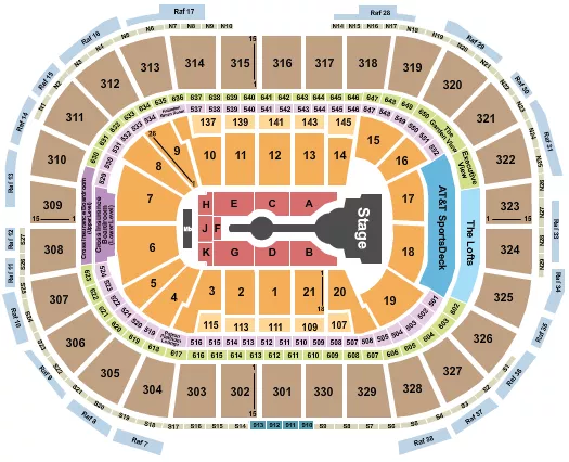  CARDI B Seating Map Seating Chart