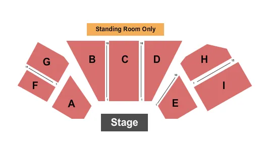 CARSON VALLEY INN TJS CORRAL OUTDOOR EVENT CENTER END STAGE Seating Map Seating Chart
