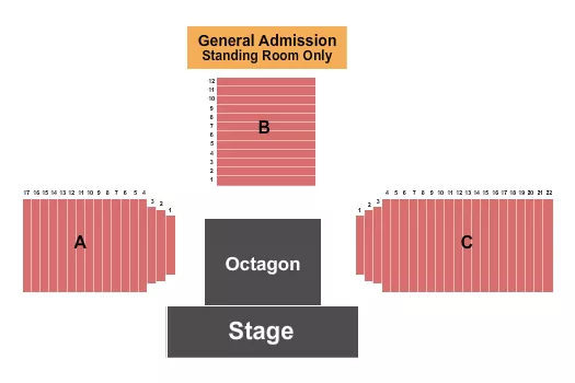 CARSON VALLEY INN TJS CORRAL OUTDOOR EVENT CENTER MMA Seating Map Seating Chart
