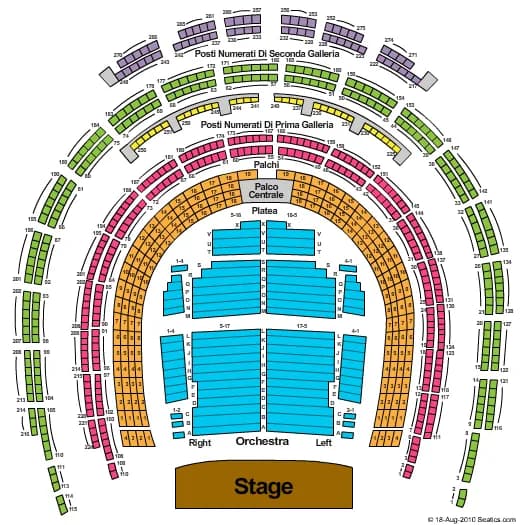  END STAGE Seating Map Seating Chart