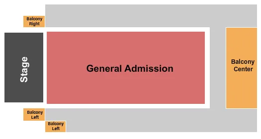  END STAGE Seating Map Seating Chart