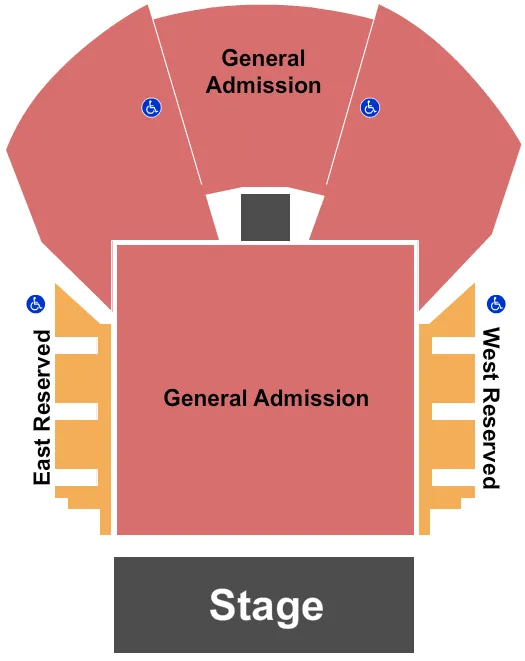  ENDSTAGE GA Seating Map Seating Chart